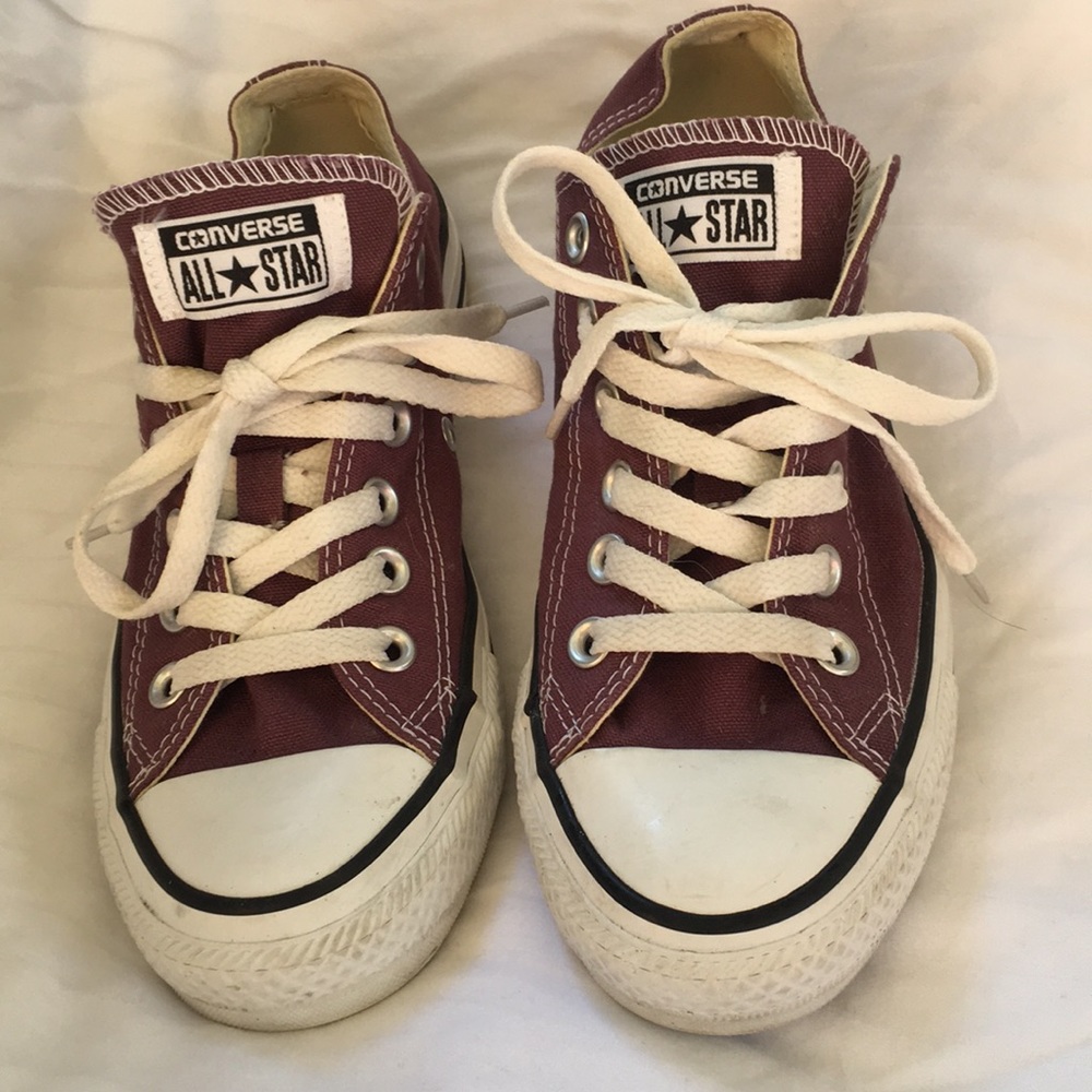 Plum Converse All Stars